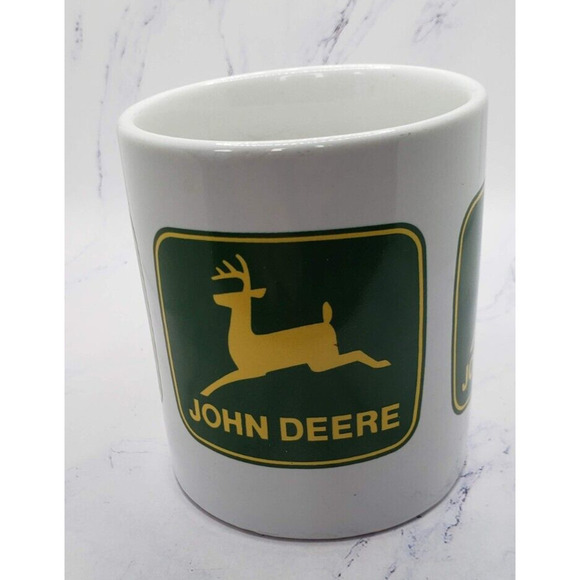 John Deere Classic Logo Coffee Mug By Gibson - Picture 2 of 6